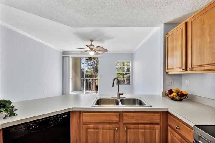 Kitchen to Living Area Has a Closet Pantry