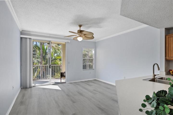 Living Area and Sliders to Balcony