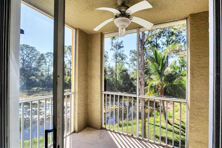 Balcony view of Pond