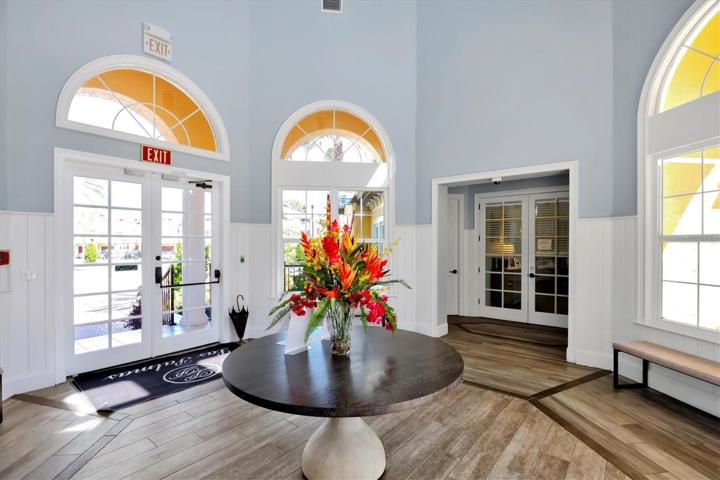 Community Clubhouse Lobby and Onsite Manager's Office