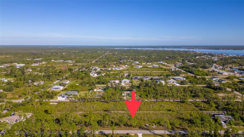 Looking northerly and the front of Lot 16.  Lot 15 to the left is also available.