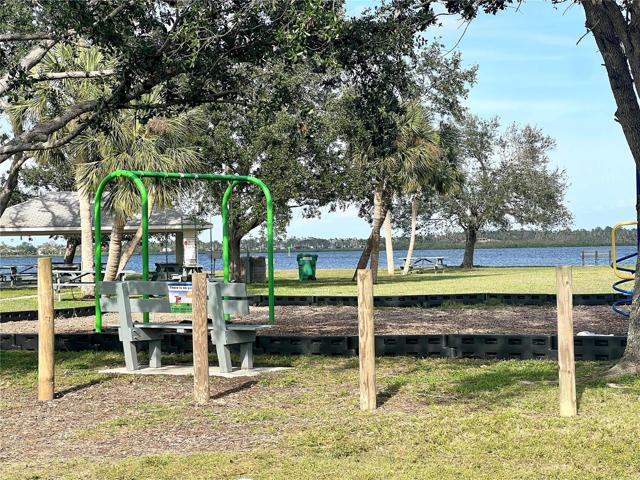 Playground at private Gulf Cove park