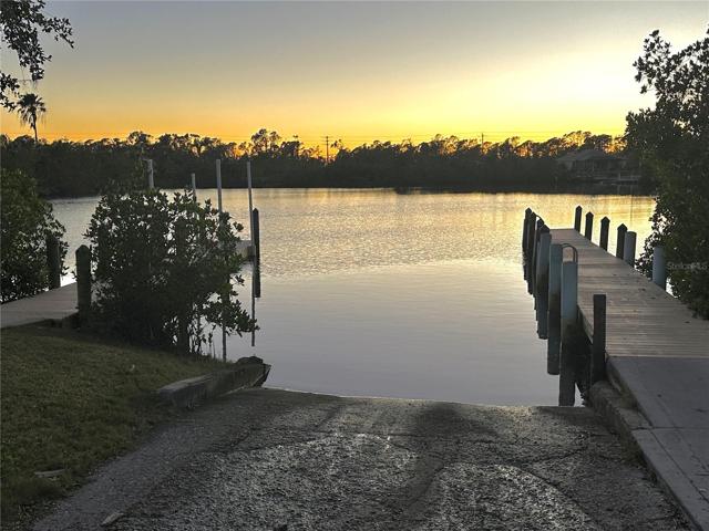 Boat launch for members of Property Owners of Gulf Cove