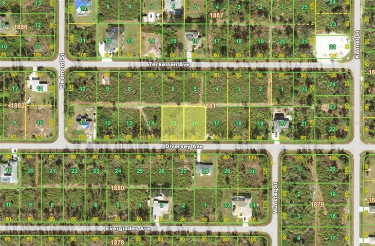 For a bigger homesite, buy both lots.
