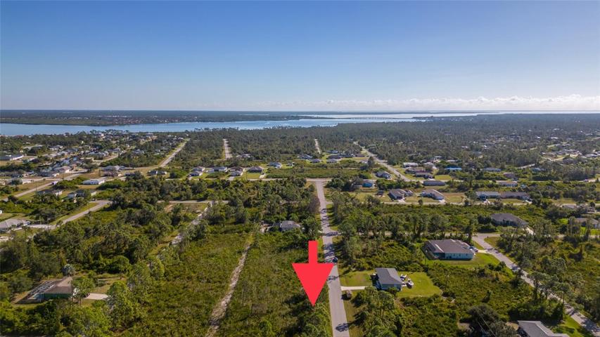 What a great Gulf Cove location. Myakka River is shown in the background.