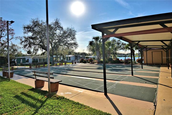 Outdoor shuffleboard