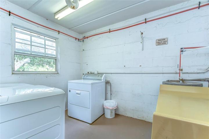 laundry in building