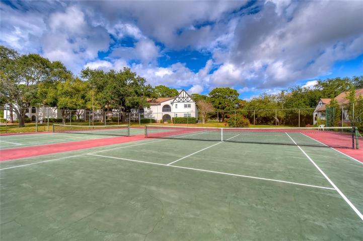 tennis courts