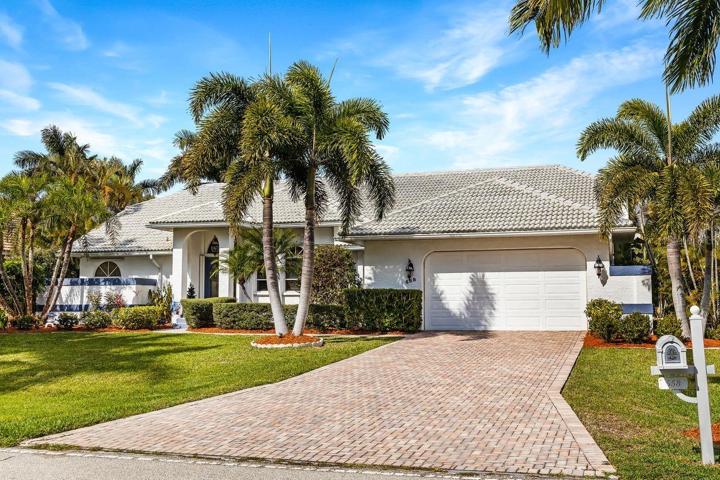 Burnt Store Isles, Paver driveway, Mature landscaping,