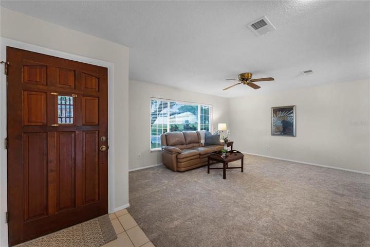 Front Entry and Living Room
