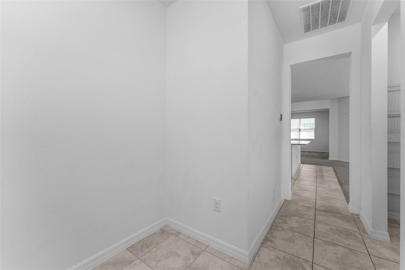 Nook for extra pantry space, storage or small work station