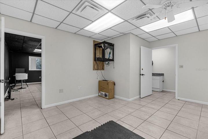 Office 2 or equipment room between office 1 &amp; 3