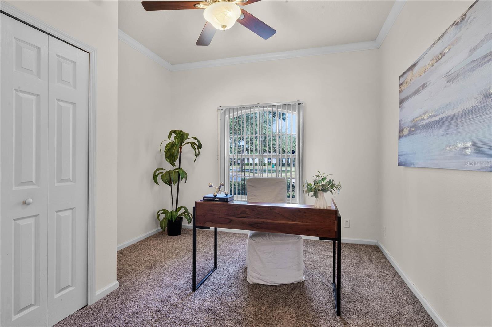 Bedroom #3 w/ ceiling fan