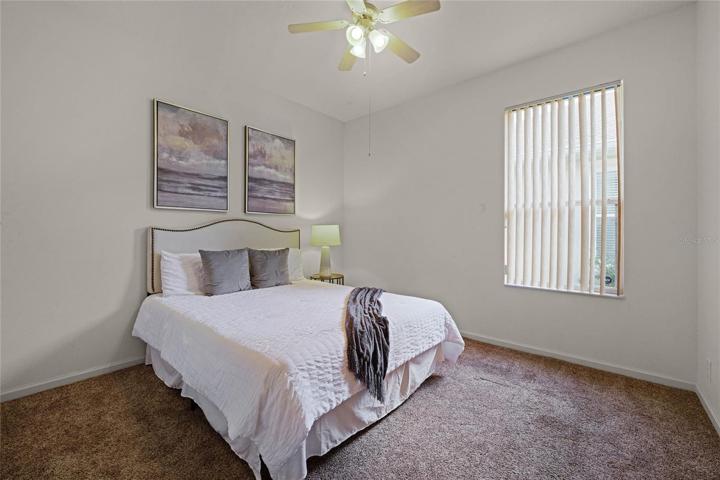 11' x 12' Bedroom #2 w/ ceiling fan