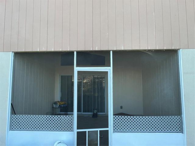 Rear screened porch