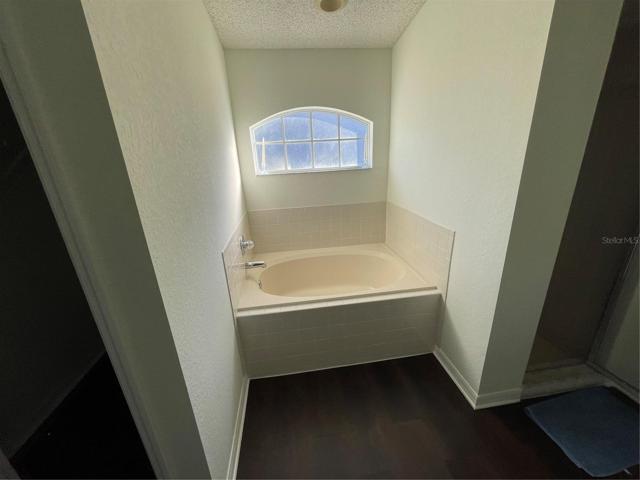Garden tub in master bath