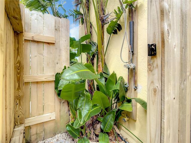 Outdoor shower