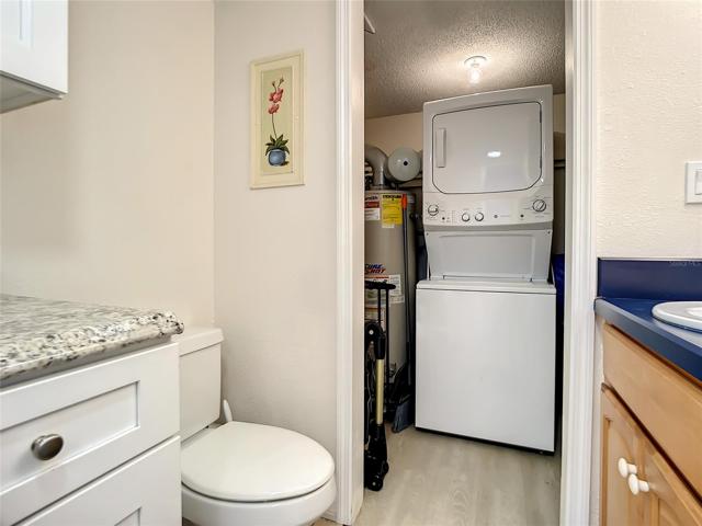 Half bath with laundry
