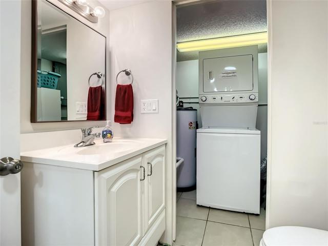Half bath with laundry