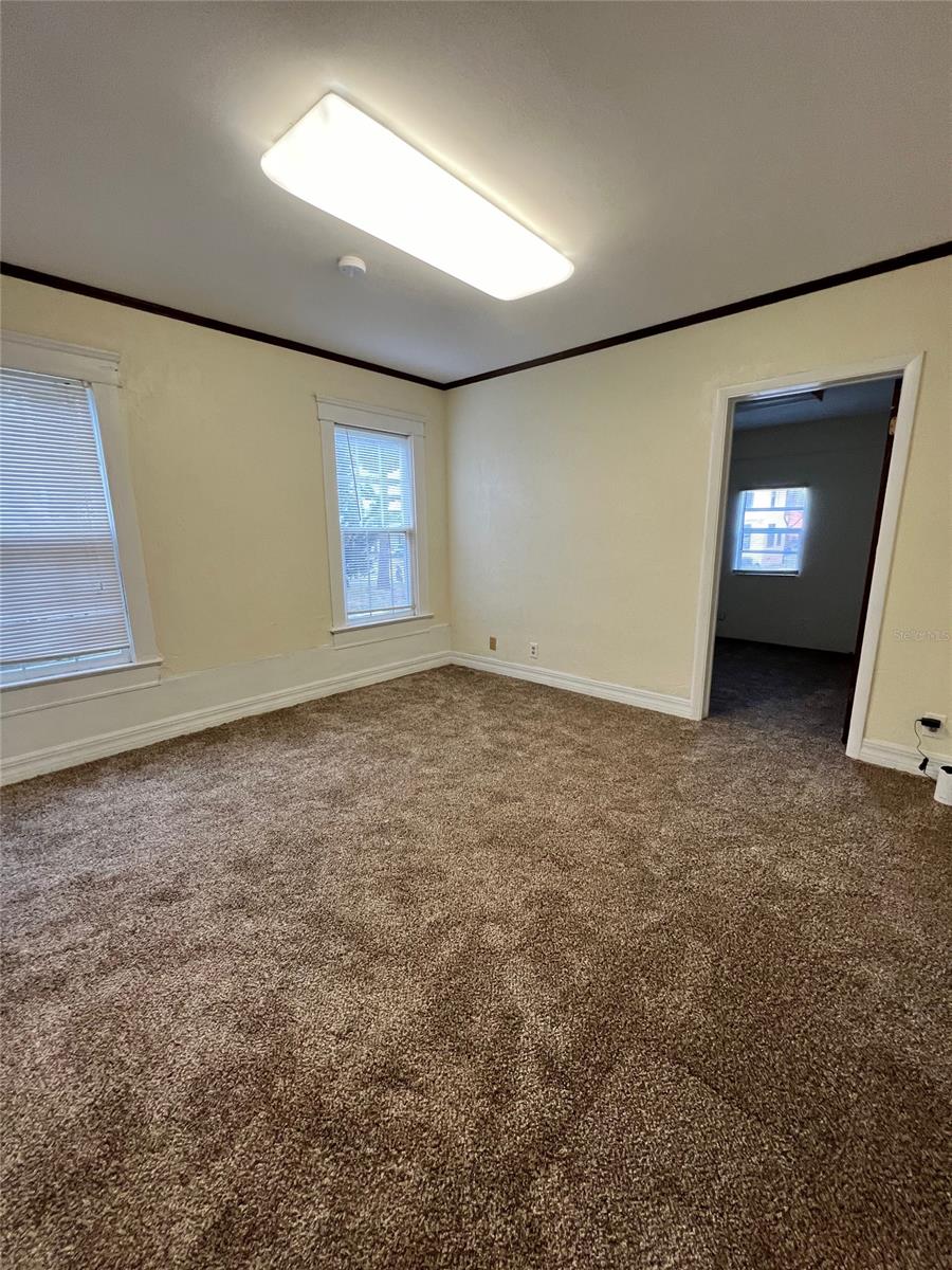 Unit B view to front bonus room