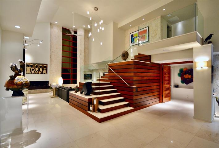 Mahogany Staircase