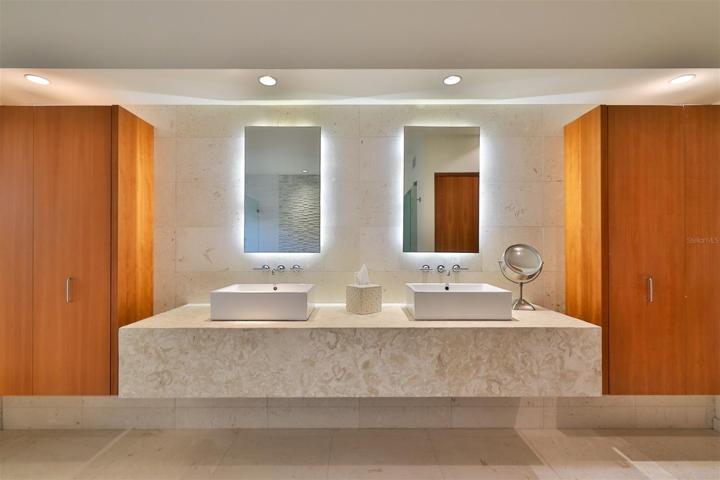 Master Bath Floating Sinks