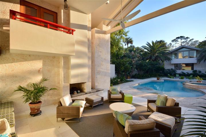 Summer Kitchen Pool View