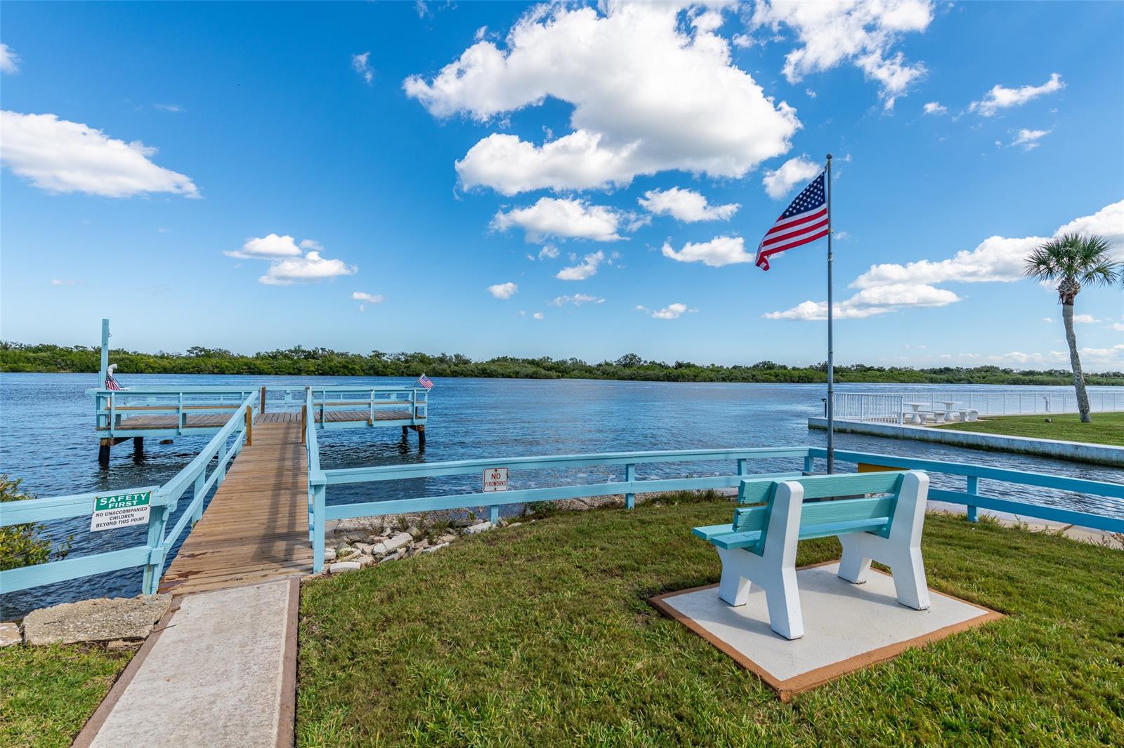 Community fishing dock