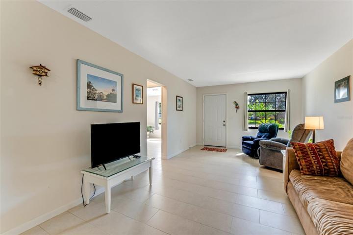 Tile floors throughout