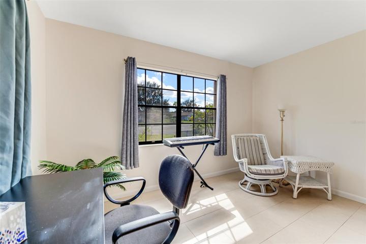 Guest bedroom is also bright and spacious