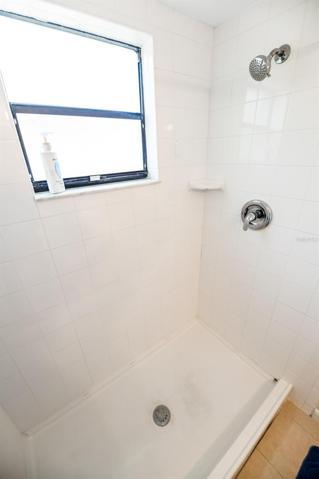 Primary bath features a shower