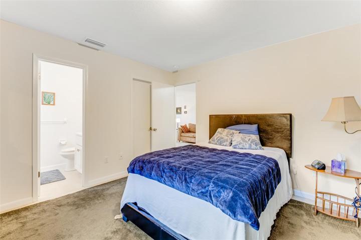 Spacious primary bedroom