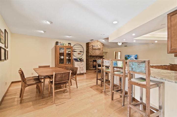 DINING AREA/KITCHEN.