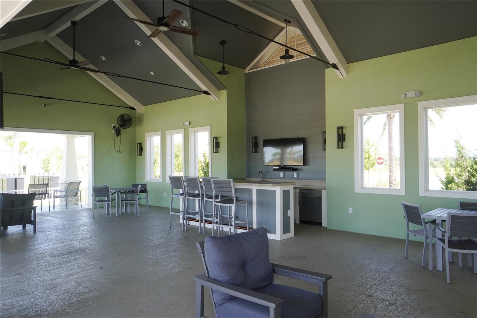 Clubhouse area