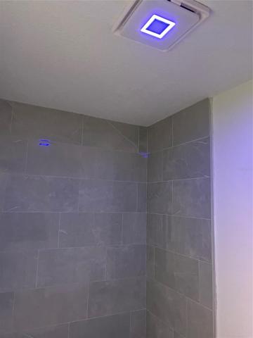 UV lighting, blue tooth bath fan