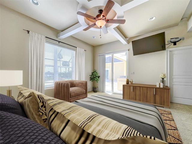 VIRTUALLY STAGED BEDROOM