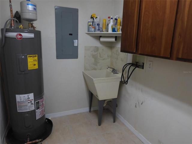 New water heater 9/2023 & laundry tub