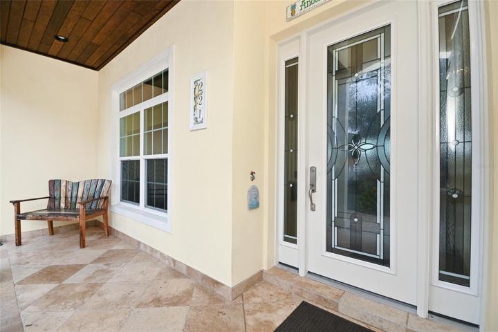 Front Porch and Custom Front Doors (Hurricane Rated)