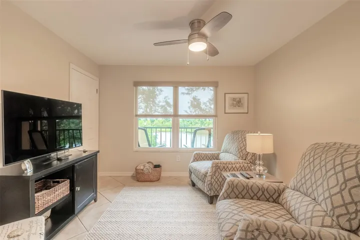 guest bedroom with water view