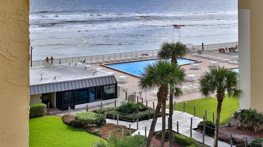 Ocean and pool views