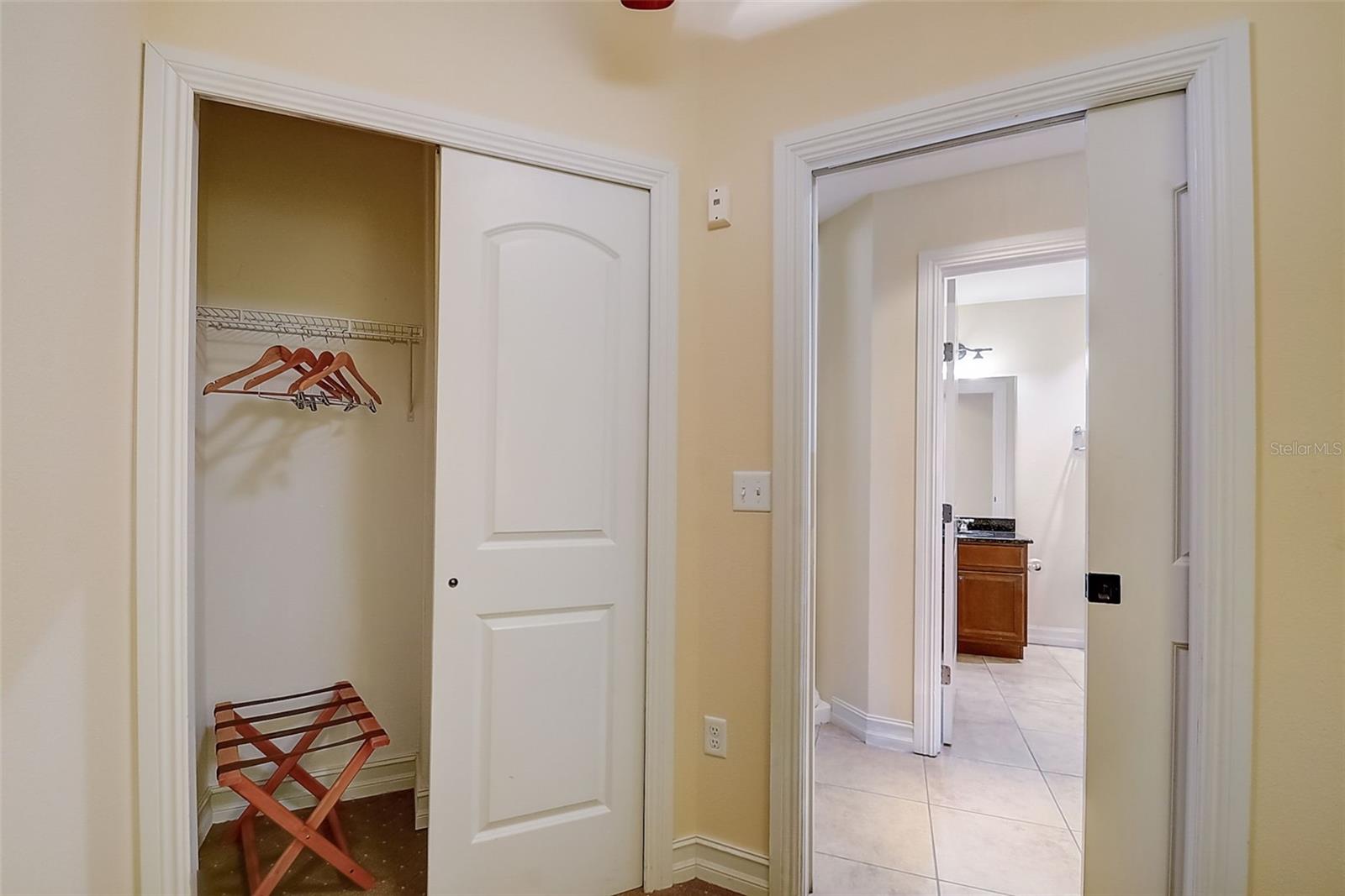 Guest bedroom closet