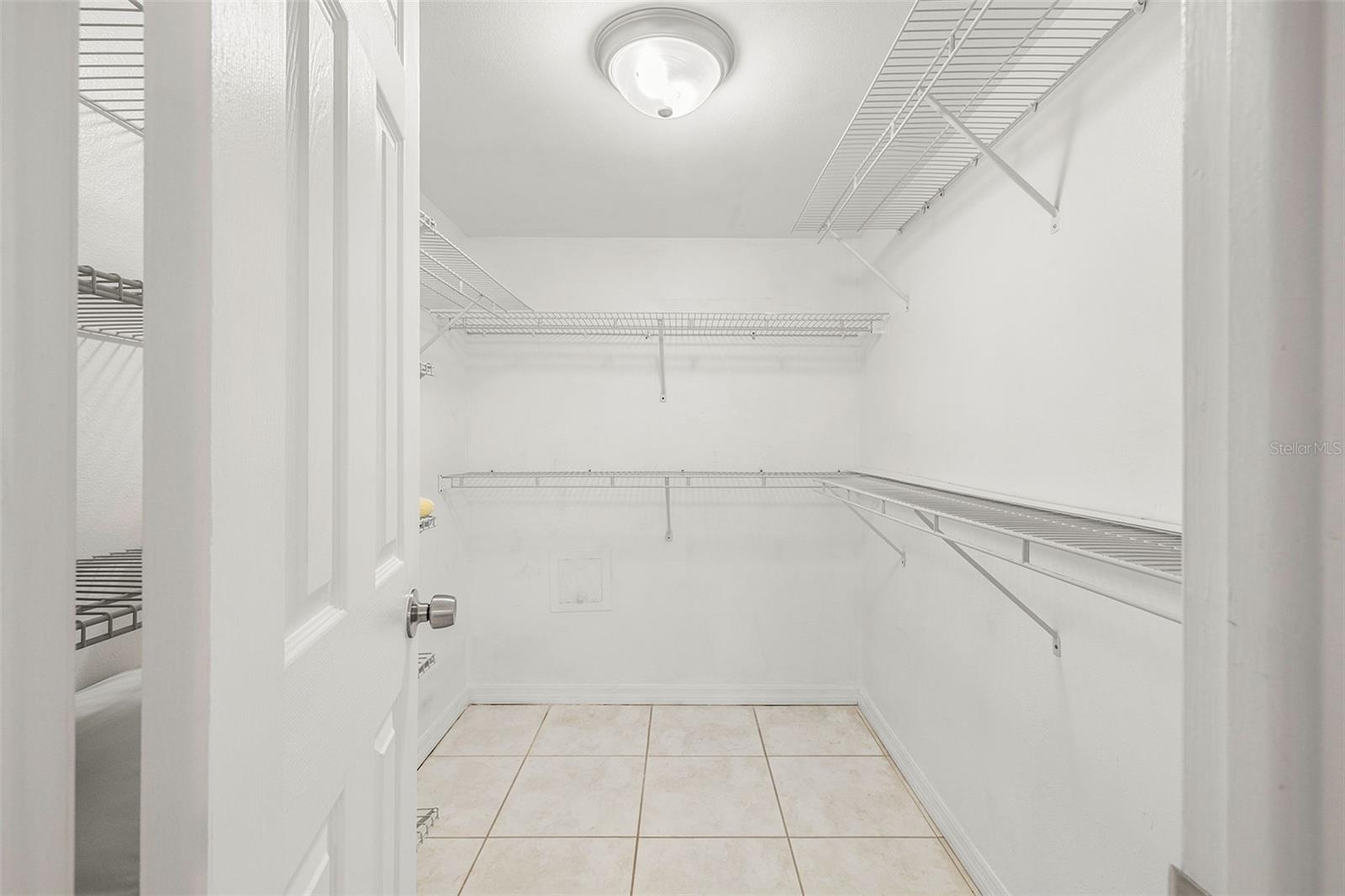 Primary walk-In Closet