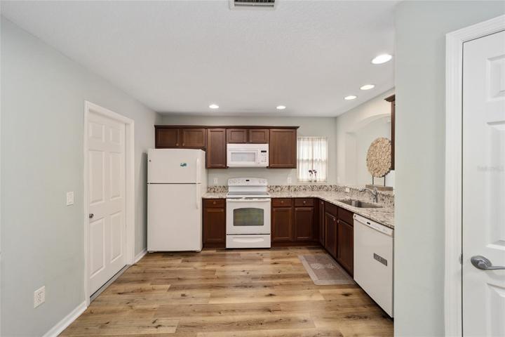 Door to Garage in Kitchen