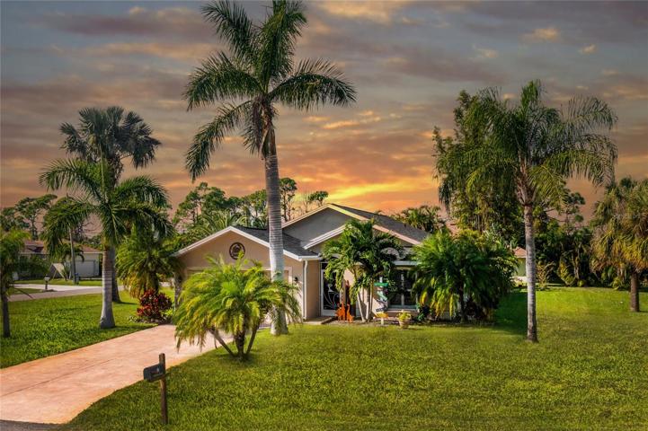 Sunset front view