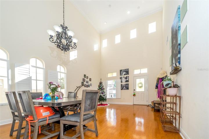 High Ceilings and Lots of Light.