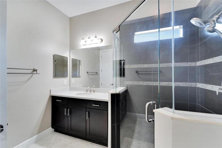 Secondary Bathroom with walk-in Shower