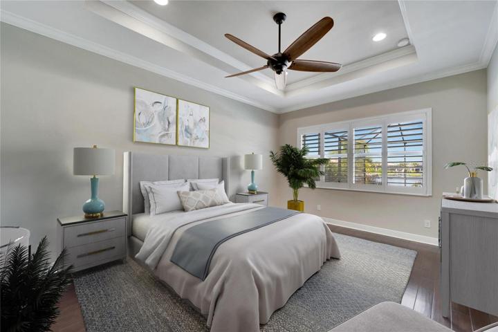 Virtually Staged - Master Bedroom