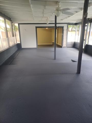 screened porch going to bonus area