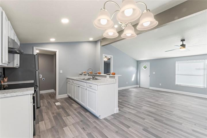 Kitchen from dining room.