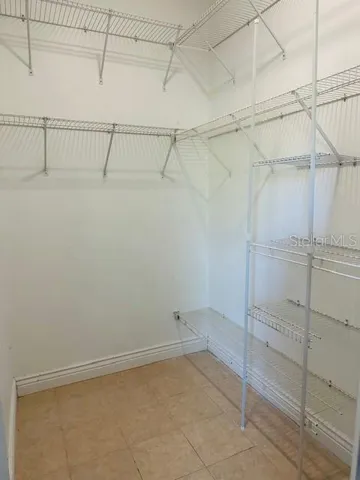 Downstairs closet